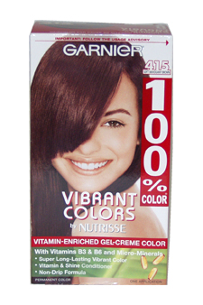 UPC 603084000500 product image for 100% Color Vitamin Enriched Gel-Creme Color #415 Soft Mahogany Brown by Garnier  | upcitemdb.com