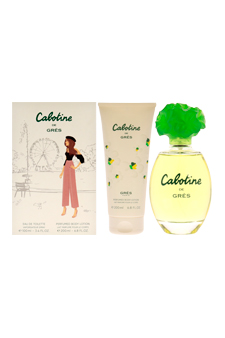 Cabotine by Gres for Women - 2 pc Gift Set 3.4oz EDT Spray, 