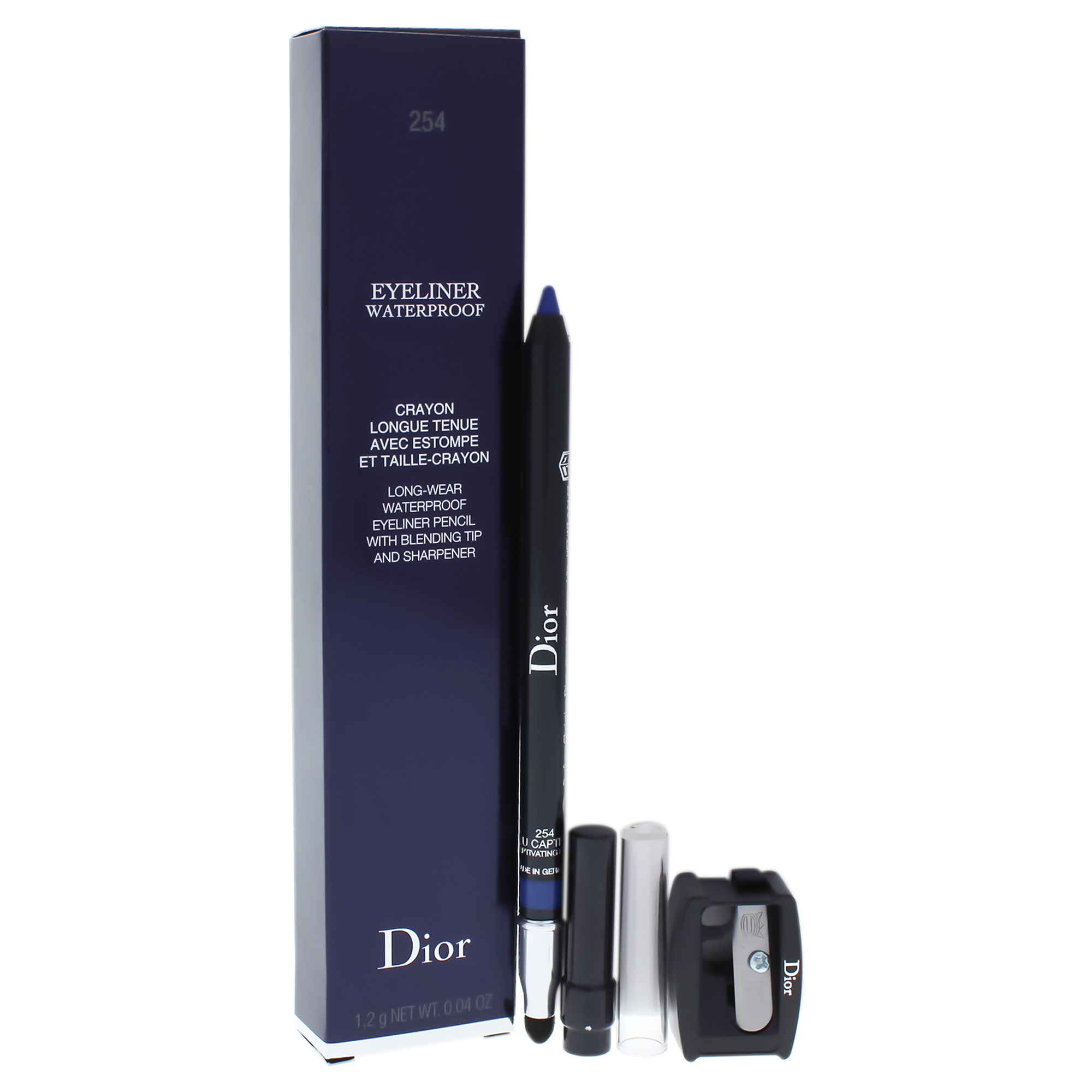 Christian Dior Dior Crayon Waterproof Eyeliner - # 254 Captivating Blue For Women 0.4 oz Eyeliner