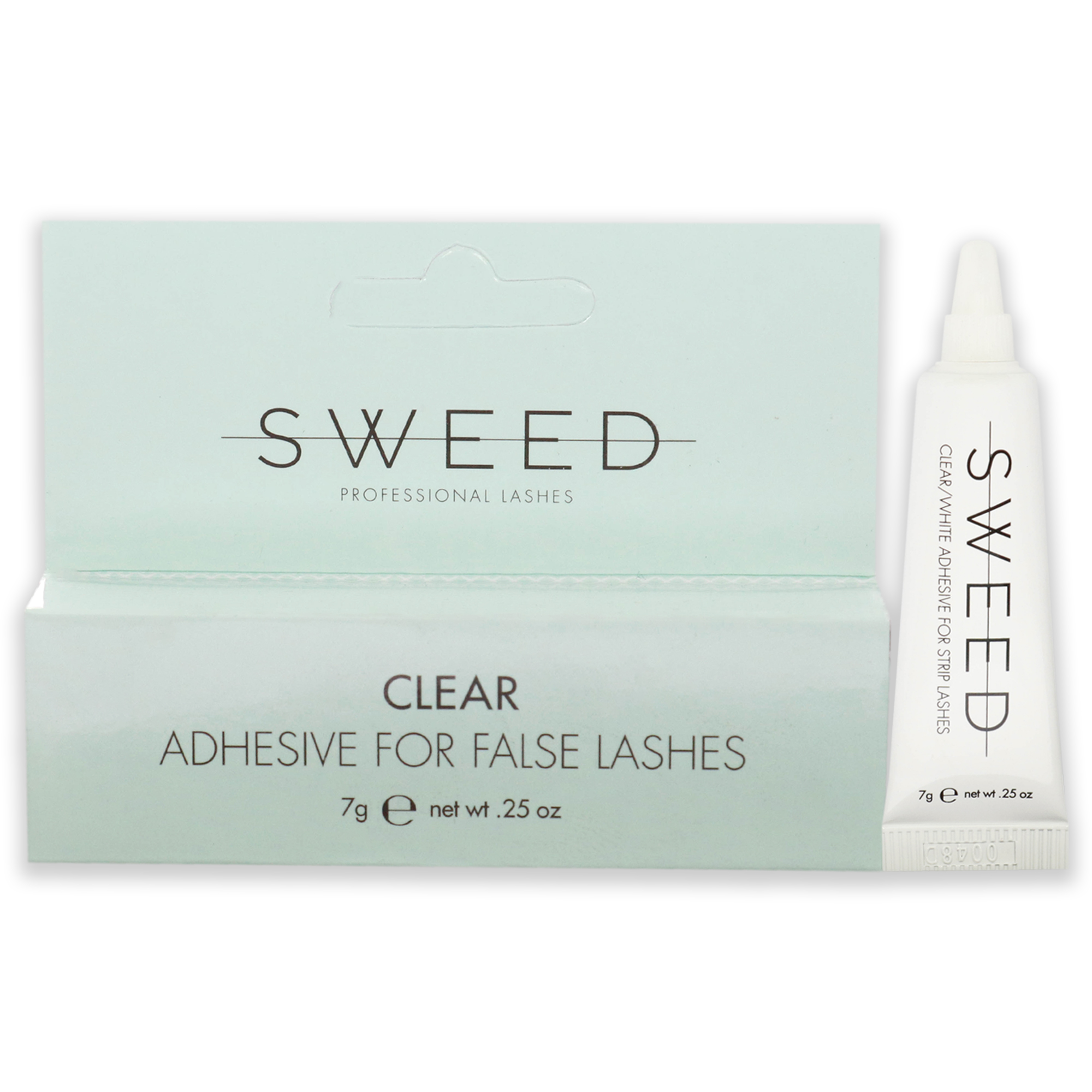 Adhesive for False Lashes - Clear-White by Sweed Lashes for Women - 0.25 oz Eyelash Glue